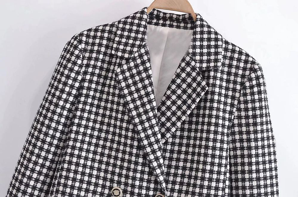 Mens Plaid Textured Suit Jacket
